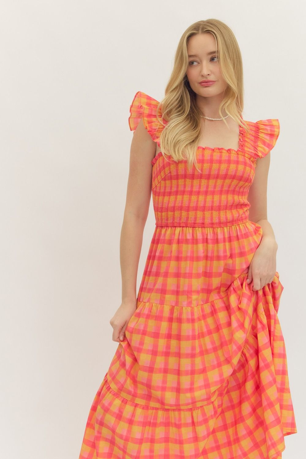 orange disco dress Slaydiva Orange Red,Summer,70's,Night Out Club,Party Disco Lady Backless  Mini Dress,Neck-Length Long Fringes Hem Twisting Strings Slim Fit Vacation  Outfit